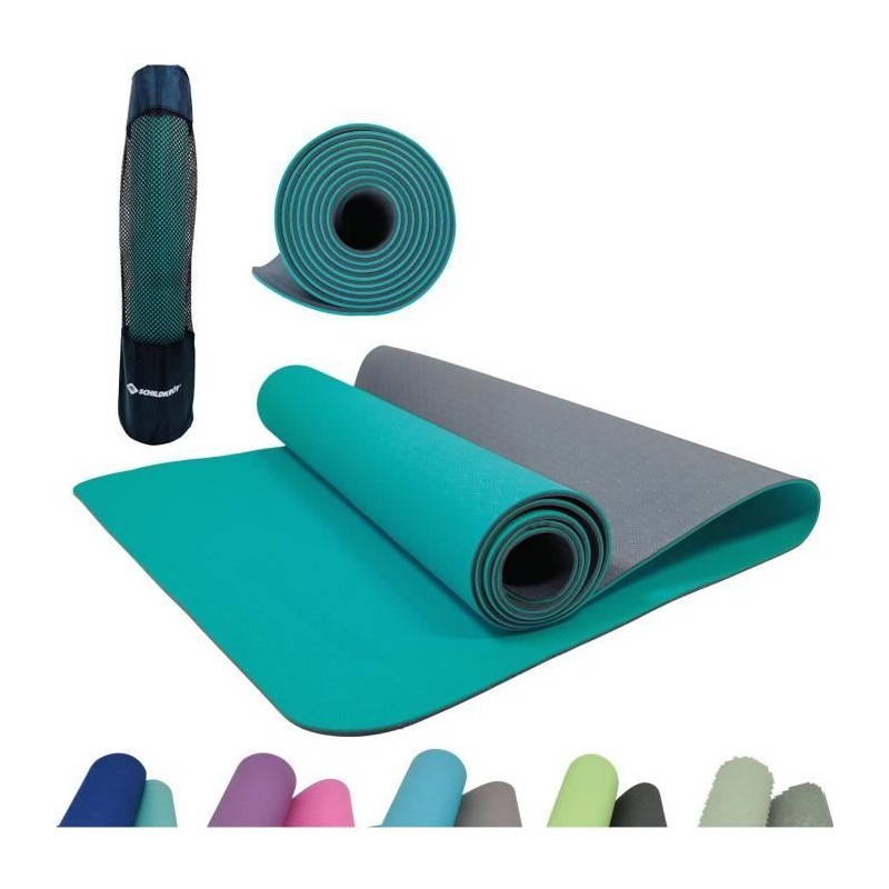 Tapis de yoga - FITNESS - SCHILDKRÖT - 183 x 61 cm - 4 mm - Sac inclu Tapis de yoga - FITNESS - SCHILDKRÖT - 183 x 61 cm - 4 mm - Sac inclu