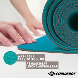 Tapis de yoga - FITNESS - SCHILDKRÖT - 183 x 61 cm - 4 mm - Sac inclu