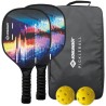 Set de Pickleball - SCHILDKRÖT - Jeu de raquettes - 2 raquettes + 2 b