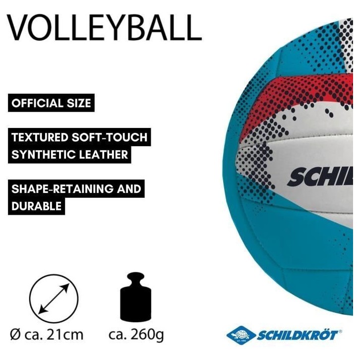 Ballon de volley - SCHILDKRÖT - Taille 5 / 21 cm - Cuir synthétique