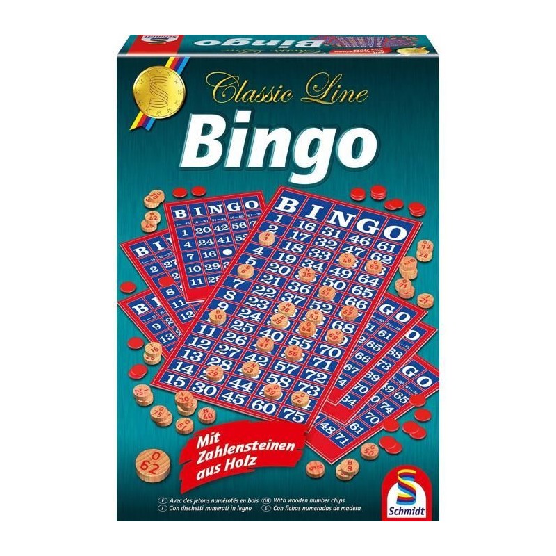 Jeu de société Bingo Classic line SCHMIDT AND SPIELE - Mixte - A par Jeu de société Bingo Classic line SCHMIDT AND SPIELE - Mixte - A par