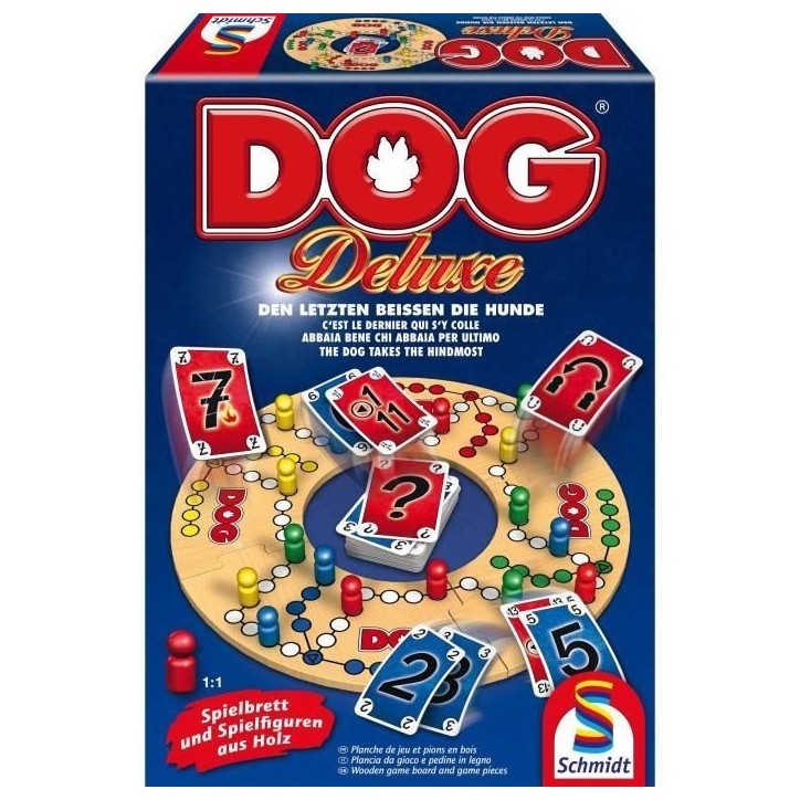 DOG Deluxe - Jeux de Société - SCHMIDT SPIELE - Vivez des parties de DOG encore plus palpitantes avec cette édition Deluxe ! DOG Deluxe - Jeux de Société - SCHMIDT SPIELE - Vivez des parties de DOG encore plus palpitantes avec cette édition Deluxe !