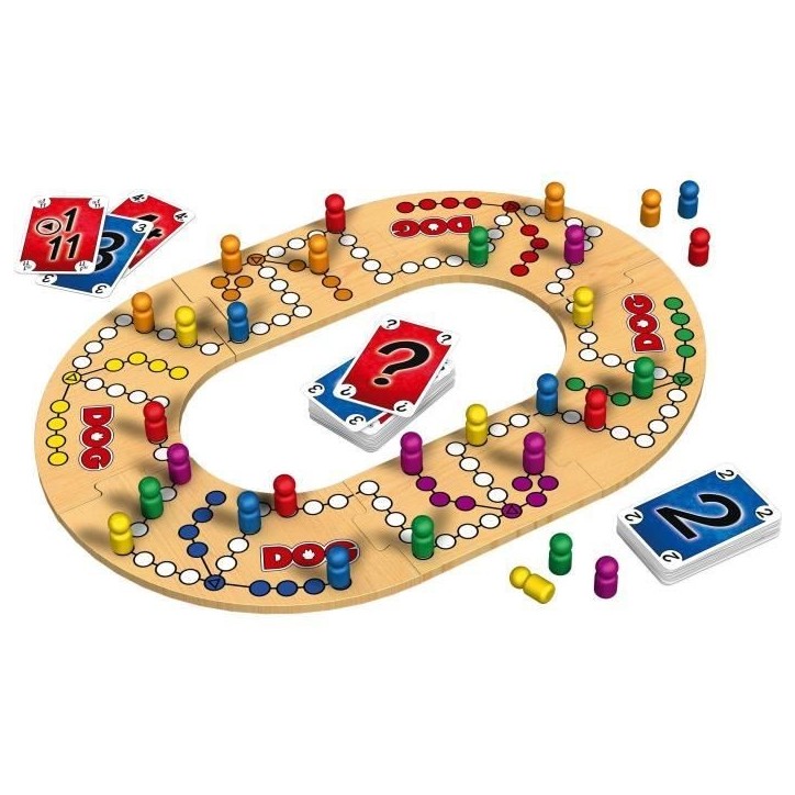 DOG Deluxe - Jeux de Société - SCHMIDT SPIELE - Vivez des parties de DOG encore plus palpitantes avec cette édition Deluxe ! DOG Deluxe - Jeux de Société - SCHMIDT SPIELE - Vivez des parties de DOG encore plus palpitantes avec cette édition Deluxe !