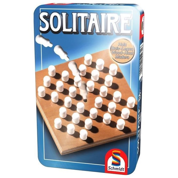 Solitaire - Jeux de Société - SCHMIDT SPIELE - Testez votre patience et votre stratégie avec ce jeu de solitaire ! Solitaire - Jeux de Société - SCHMIDT SPIELE - Testez votre patience et votre stratégie avec ce jeu de solitaire !