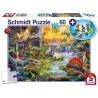 Dinosaures - avec add on (figurines de dinosaures) - 60 pcs - SCHMIDT
