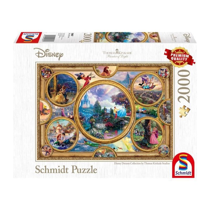 Puzzles - SCHMIDT SPIELE - Disney Dreams Collection - 2000 pieces