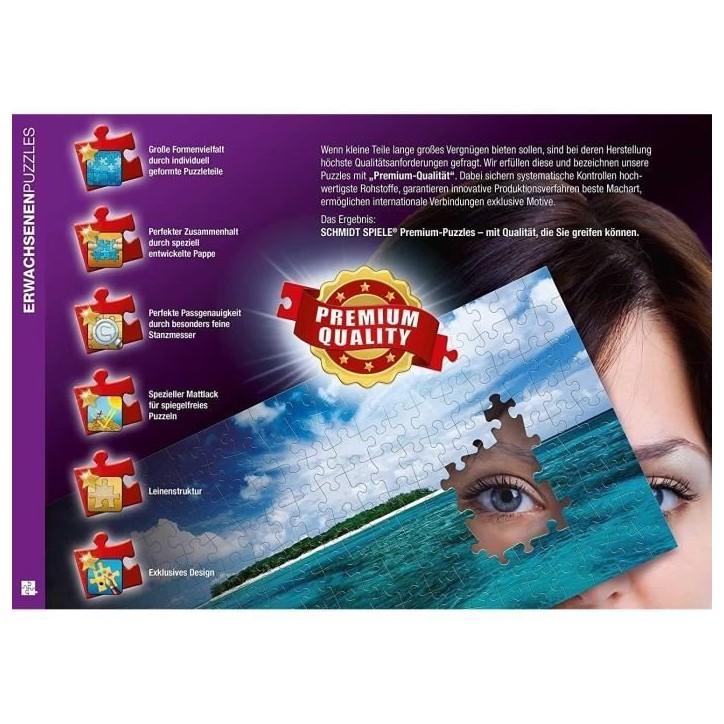 Puzzle - SCHMIDT SPIELE - Poussieres de reve - Fantastique - 1000 pieces - Multicolore Puzzle - SCHMIDT SPIELE - Poussieres de reve - Fantastique - 1000 pieces - Multicolore