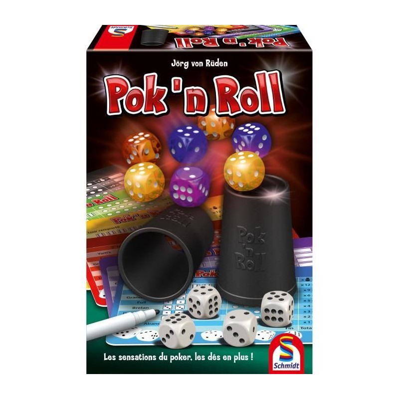 Pok'n'Roll - Jeu de société - SCHMIDT SPIELE Pok'n'Roll - Jeu de société - SCHMIDT SPIELE