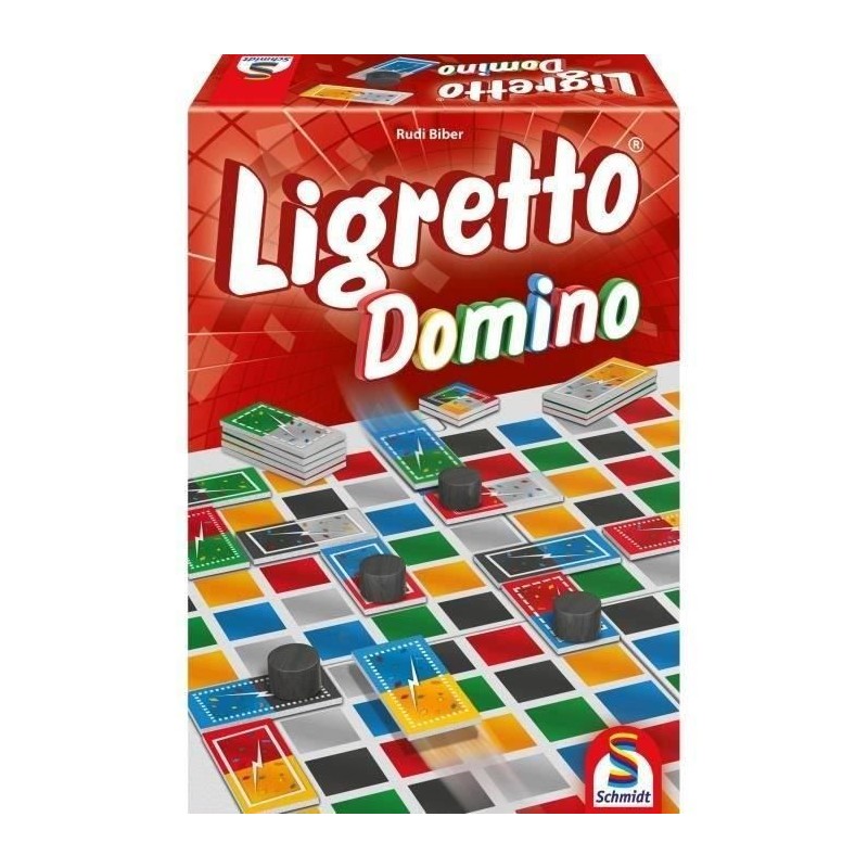 Jeu de Tactique et Jeu Familial - Schmidt Spiele - Ligretto Domino - M Jeu de Tactique et Jeu Familial - Schmidt Spiele - Ligretto Domino - M