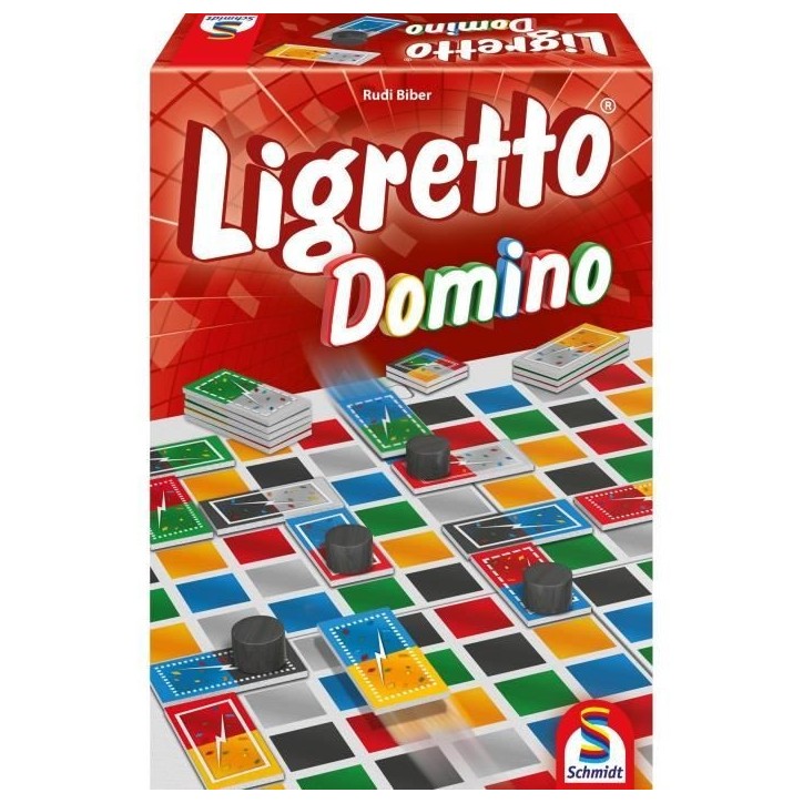 Jeu de Tactique et Jeu Familial - Schmidt Spiele - Ligretto Domino - Multicolore - 2 a 6 joueurs Jeu de Tactique et Jeu Familial - Schmidt Spiele - Ligretto Domino - Multicolore - 2 a 6 joueurs
