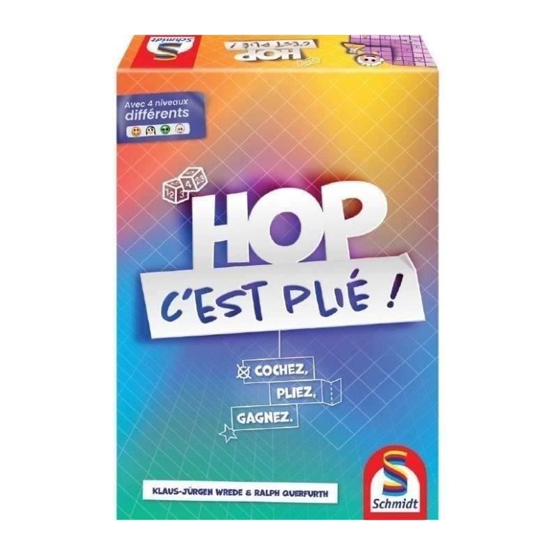 Jeu de société roll & write - SCHMIDT SPIELE - C'est plié! - Bleu - Jeu de société roll & write - SCHMIDT SPIELE - C'est plié! - Bleu -
