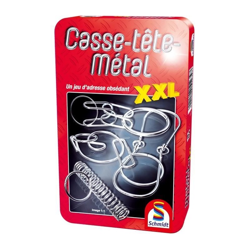 Casse-tete-métal XXL - Jeux de Société - SCHMIDT SPIELE - Des défi Casse-tete-métal XXL - Jeux de Société - SCHMIDT SPIELE - Des défi