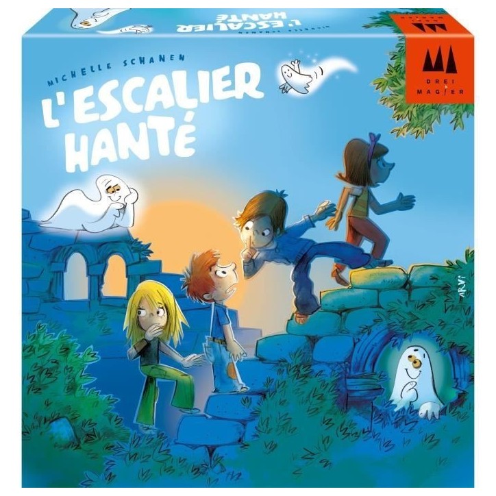 Jeu de Société - SCHMIDT SPIELE - L'Escalier Hanté - Fantôme - Transformation - Mémoire - Stratégie Jeu de Société - SCHMIDT SPIELE - L'Escalier Hanté - Fantôme - Transformation - Mémoire - Stratégie