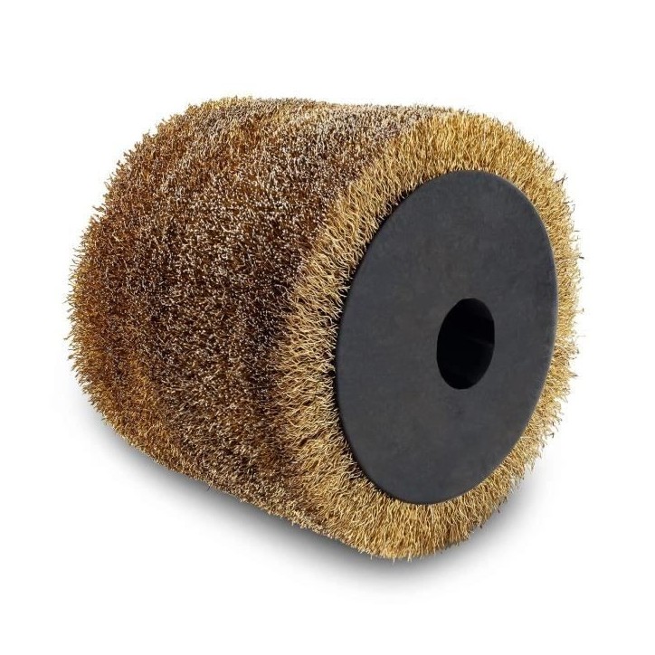Brosse métallique pour rénovateur et surfaceuse MRS1300 - SCHEPPACH - Diametre 120mm - Largeur 100mm Brosse métallique pour rénovateur et surfaceuse MRS1300 - SCHEPPACH - Diametre 120mm - Largeur 100mm