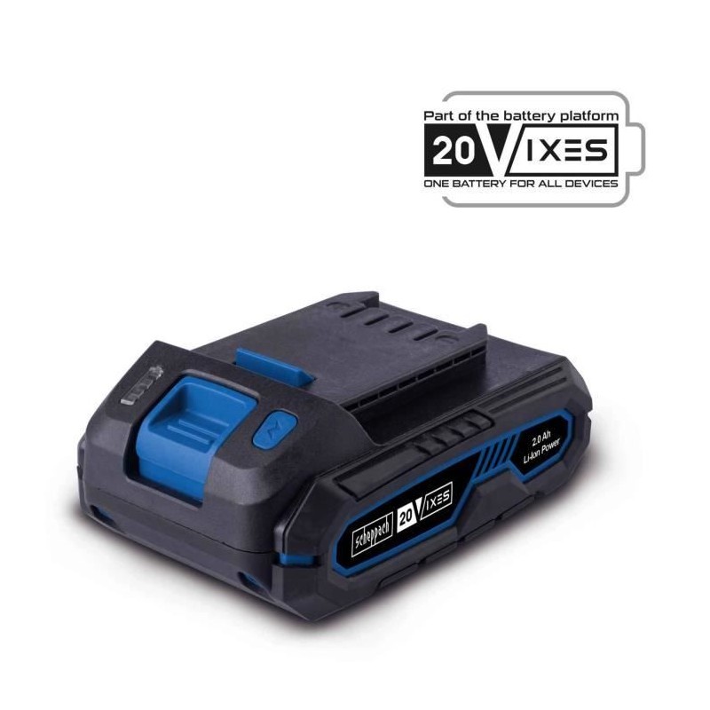 batterie 2.0Ah 20V - batterie universelle pour la gamme SCHEPPACH 20V batterie 2.0Ah 20V - batterie universelle pour la gamme SCHEPPACH 20V