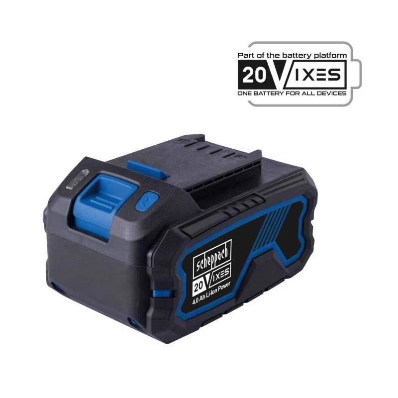 batterie 4.0Ah 20V - batterie universelle pour la gamme SCHEPPACH 20V batterie 4.0Ah 20V - batterie universelle pour la gamme SCHEPPACH 20V