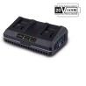 chargeur double 2.4A 20V - batterie universelle pour la gamme SCHEPPAC