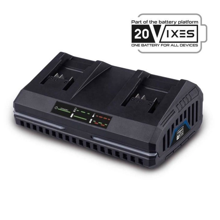 chargeur double 4.5A 20V - batterie universelle pour la gamme SCHEPPACH 20V IXES chargeur double 4.5A 20V - batterie universelle pour la gamme SCHEPPACH 20V IXES