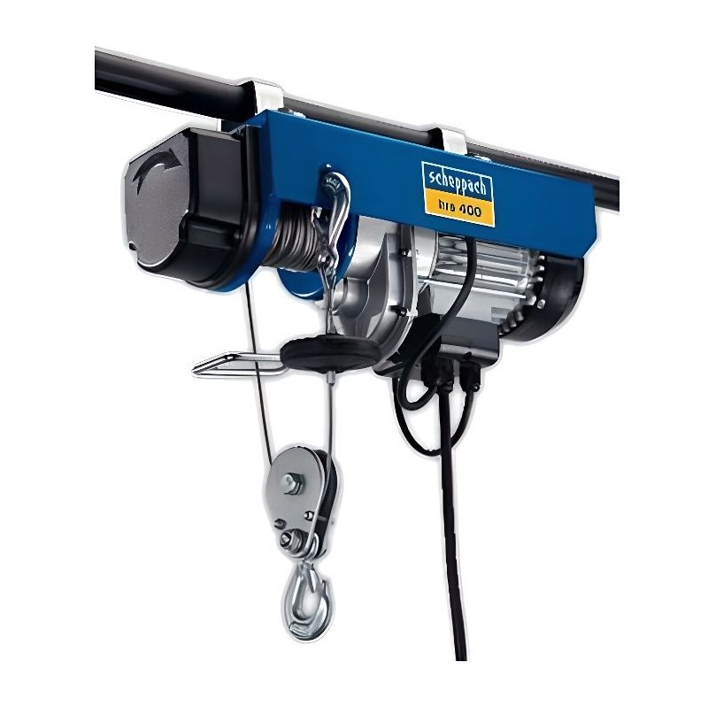 Palan électrique - SCHEPPACH - HRS400 - 400 kg - 780 W - Frein automa Palan électrique - SCHEPPACH - HRS400 - 400 kg - 780 W - Frein automa