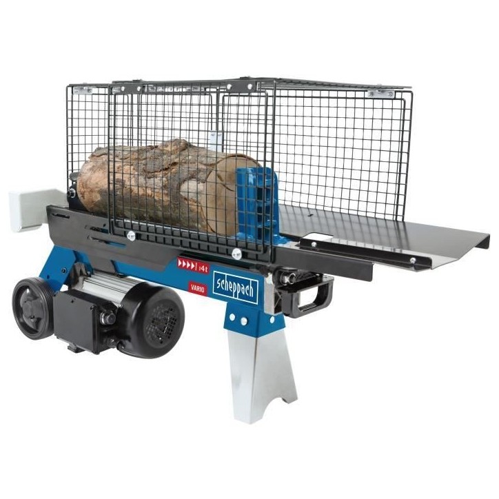 Fendeur de bûches électrique horizontal HL460 - 4T 1500W SCHEPPACH - Noir et bleu - 37 cm Ø 25 cm Fendeur de bûches électrique horizontal HL460 - 4T 1500W SCHEPPACH - Noir et bleu - 37 cm Ø 25 cm