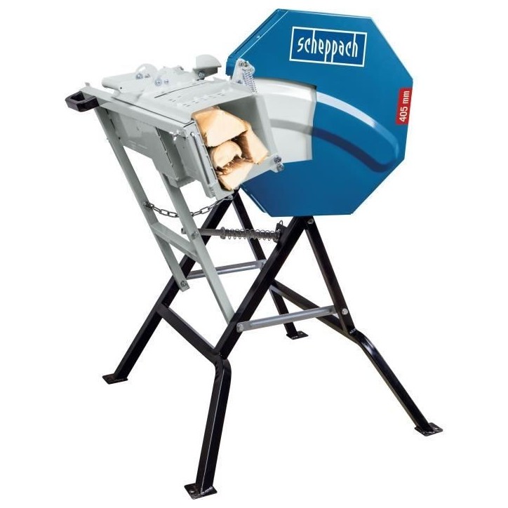 Scie a bûches Scheppach HS410 - lame Ø 405mm - 2200W - garantie 5 ans Scie a bûches Scheppach HS410 - lame Ø 405mm - 2200W - garantie 5 ans