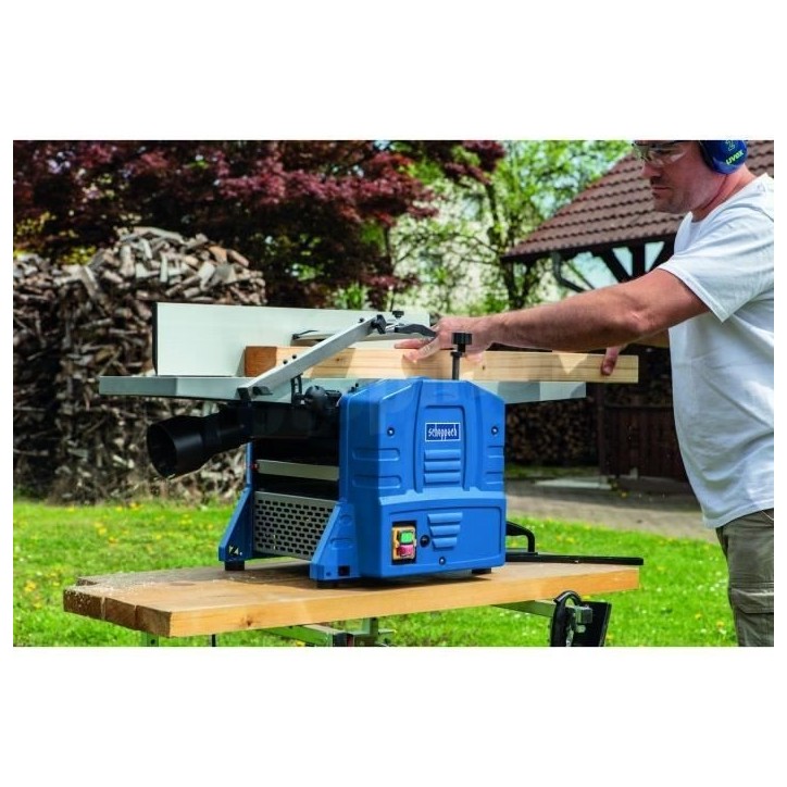 Dégauchisseuse et Raboteuse combinée - SCHEPPACH - HMS1080 - 254 mm - 1500W Dégauchisseuse et Raboteuse combinée - SCHEPPACH - HMS1080 - 254 mm - 1500W
