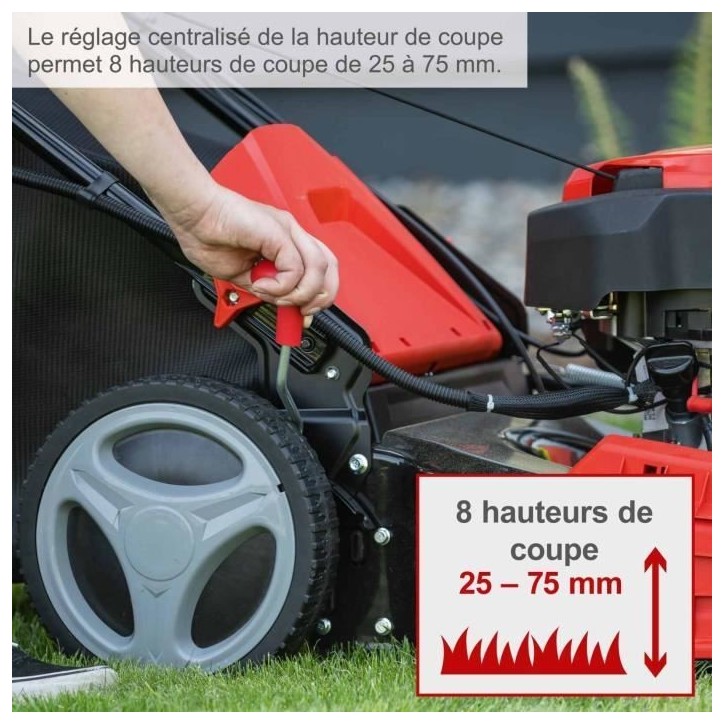 Tondeuse thermique autotractée - démarrage électrique - MS150-46E - 46 cm - 150 CC - SCHEPPACH