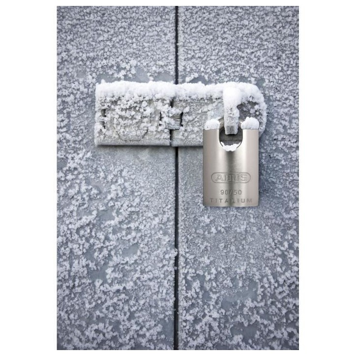 Cadenas - ABUS - 90RK/50 - Anse protégée - Cylindre interchangeable - Protection intempéries Cadenas - ABUS - 90RK/50 - Anse protégée - Cylindre interchangeable - Protection intempéries