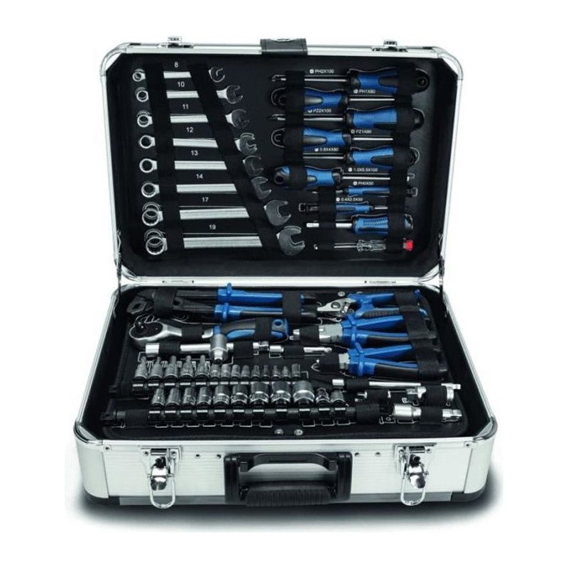 Mallette a outils de 102 pieces - SCHEPPACH - TB150 - Outils en acier Mallette a outils de 102 pieces - SCHEPPACH - TB150 - Outils en acier