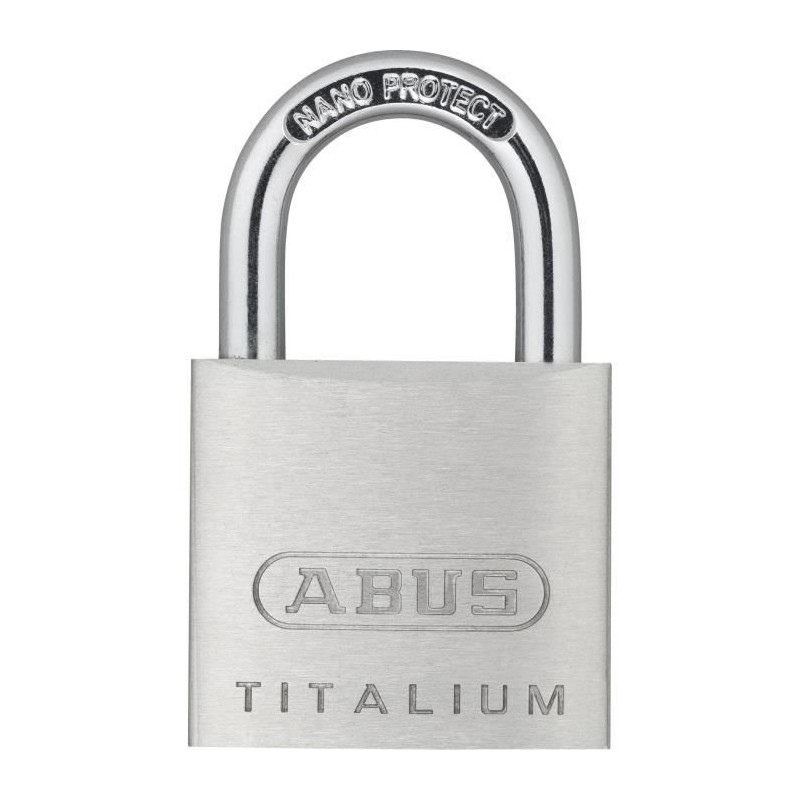 Cadenas - ABUS - 64TI/30 Titalium - Corps aluminium - Clé paracentriq Cadenas - ABUS - 64TI/30 Titalium - Corps aluminium - Clé paracentriq