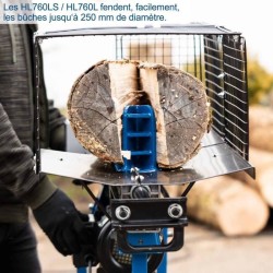 Fendeur de bûches électrique horizontal HL760LS 7T 2200W - SCHEPPACH