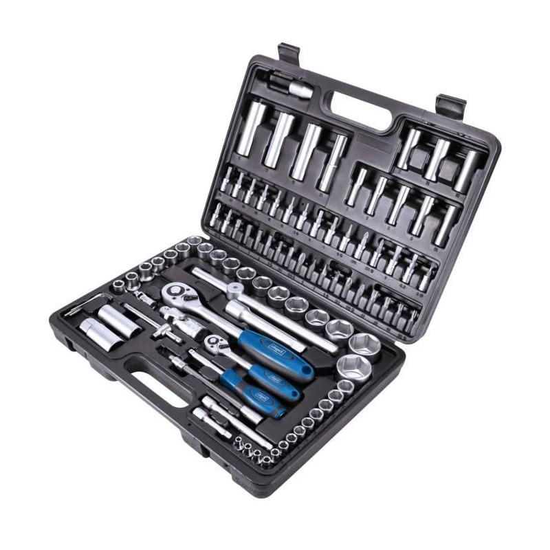 Malette a outils de 95 pieces - SCHEPPACH - TB94 - Outils en acier chr Malette a outils de 95 pieces - SCHEPPACH - TB94 - Outils en acier chr
