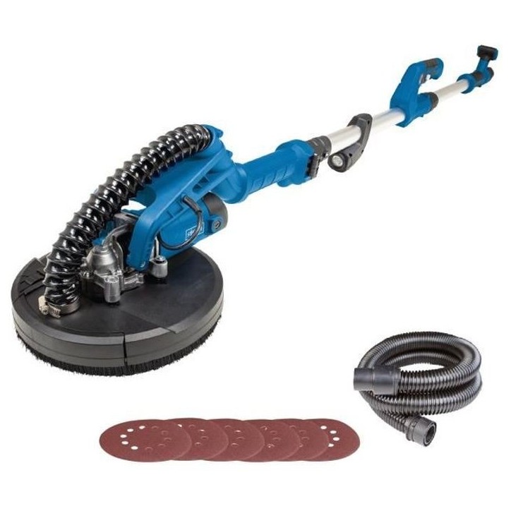 Ponceuse pour murs et plafonds télescopique SCHEPPACH DS920X - 210 mm - 710W (Livrée avec 1 tuyau 4m, 6 disques abrasifs) Ponceuse pour murs et plafonds télescopique SCHEPPACH DS920X - 210 mm - 710W (Livrée avec 1 tuyau 4m, 6 disques abrasifs)