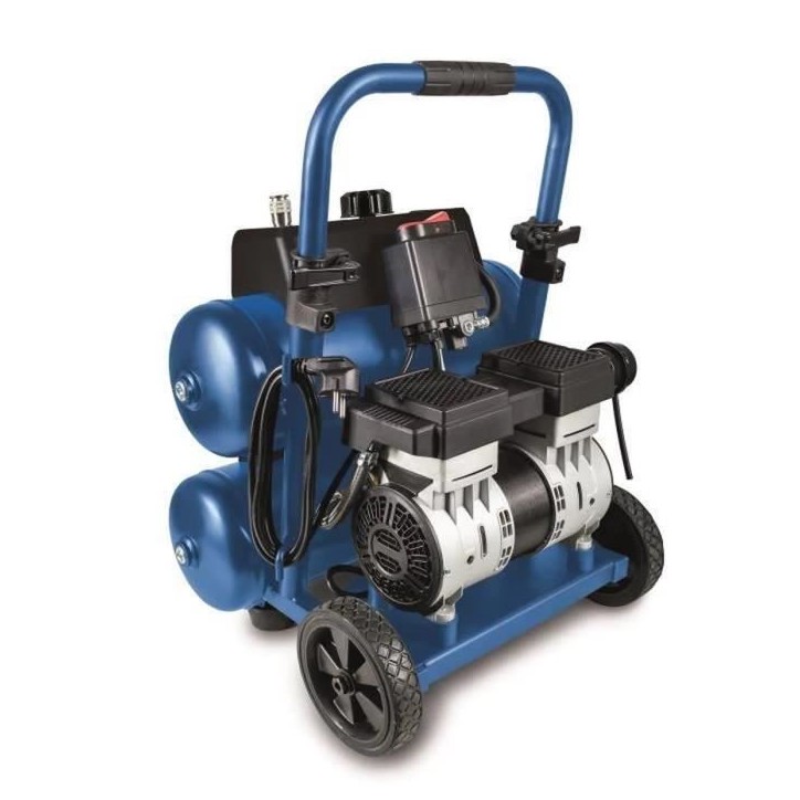 Compresseur d'air ultra-silencieux horizontal Scheppach HC20SI - 20L - 750 W - 10 bars Compresseur d'air ultra-silencieux horizontal Scheppach HC20SI - 20L - 750 W - 10 bars