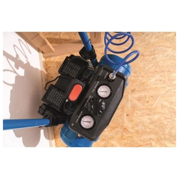Compresseur d'air ultra-silencieux horizontal Scheppach HC20SI - 20L - 750 W - 10 bars Compresseur d'air ultra-silencieux horizontal Scheppach HC20SI - 20L - 750 W - 10 bars