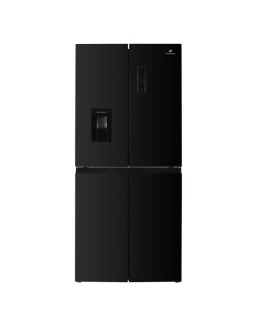 Réfrigérateur Continental Edison CERA4D464B 4 portes avec distributeur d'eau 464L Noir