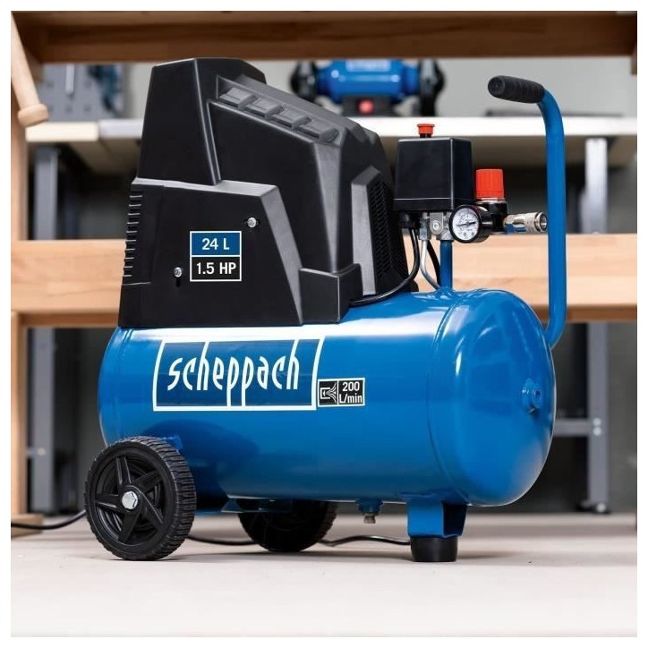 Compresseur SCHEPPACH - 24L 8 bar - 1100W - HC30ox Compresseur SCHEPPACH - 24L 8 bar - 1100W - HC30ox