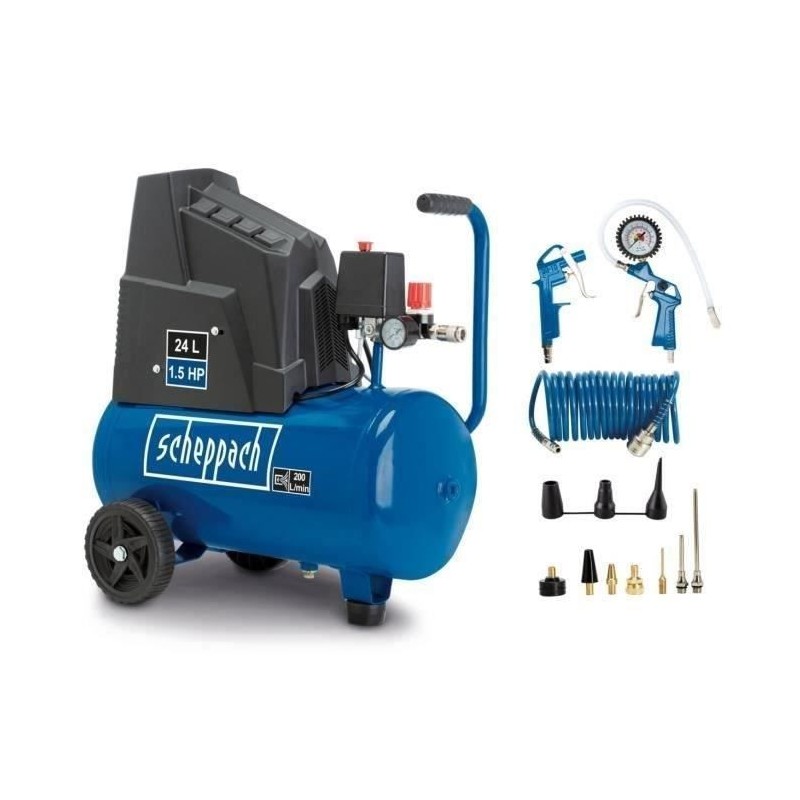 Compresseur 24 L - Scheppach - HC26o Compresseur 24 L - Scheppach - HC26o