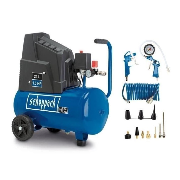 Compresseur 24 L - Scheppach - HC26o Compresseur 24 L - Scheppach - HC26o