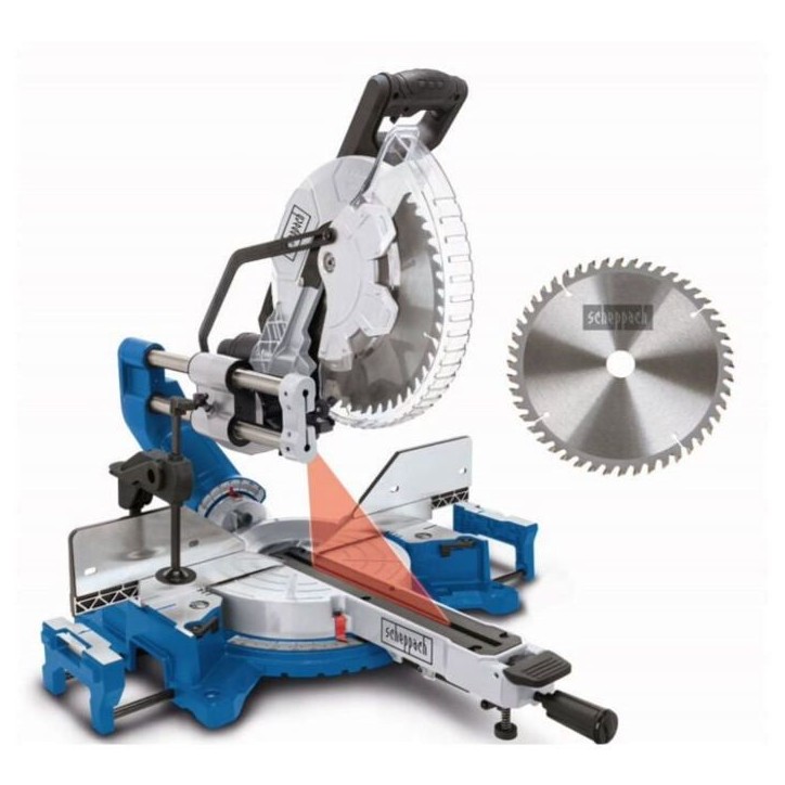 Scie a onglet radiale - SCHEPPACH - HM305SL - 2000 W - 305 mm - Bois