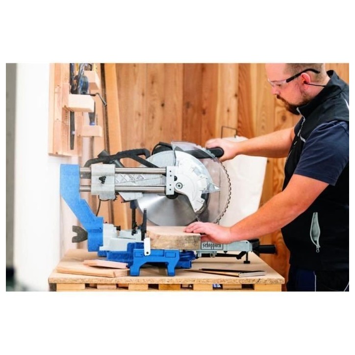 Scie a onglet radiale - SCHEPPACH - HM305SL - 2000 W - 305 mm - Bois