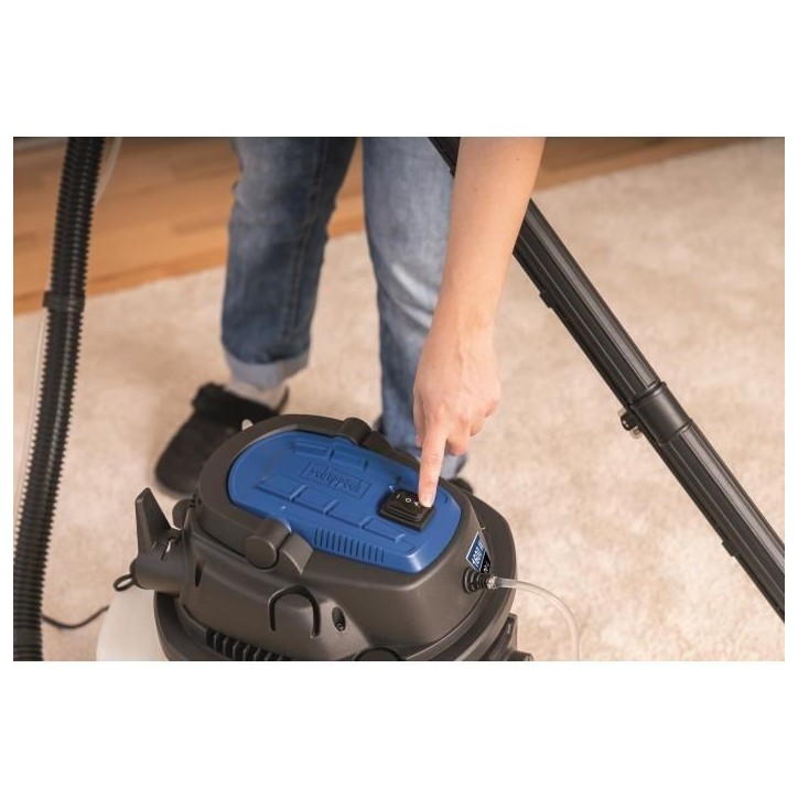 Aspirateur Injecteur Extracteur eau et poussiere SCHEPPACH SprayVac20 - 1600W - Cuve Inox - Gris - 5 en 1