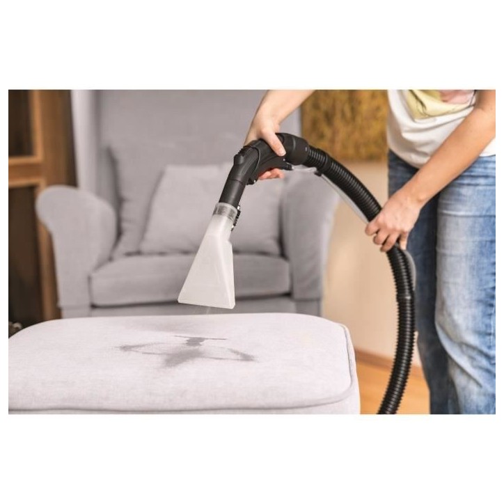 Aspirateur Injecteur Extracteur eau et poussiere SCHEPPACH SprayVac20 - 1600W - Cuve Inox - Gris - 5 en 1