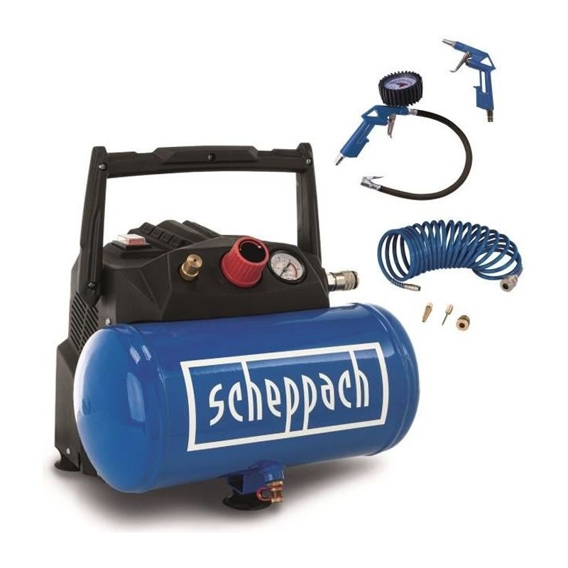 Compresseur de 6L - HC06 - Scheppach Compresseur de 6L - HC06 - Scheppach