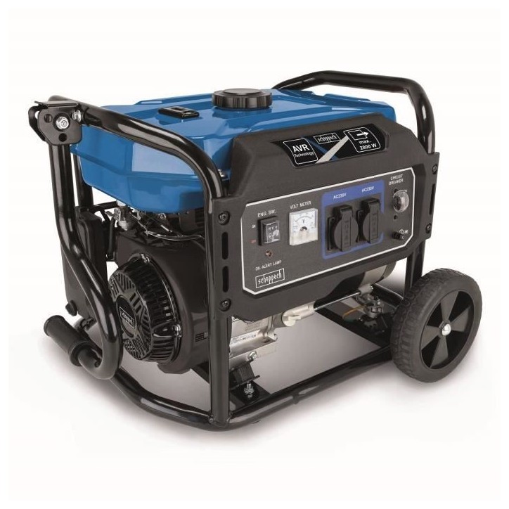 Groupe électrogene SCHEPPACH SG3200x - Puissance max 2800W - Essence - Bleu Groupe électrogene SCHEPPACH SG3200x - Puissance max 2800W - Essence - Bleu