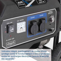 Groupe électrogene SCHEPPACH SG3200X - Essence - AVR - 2500 W / 2800