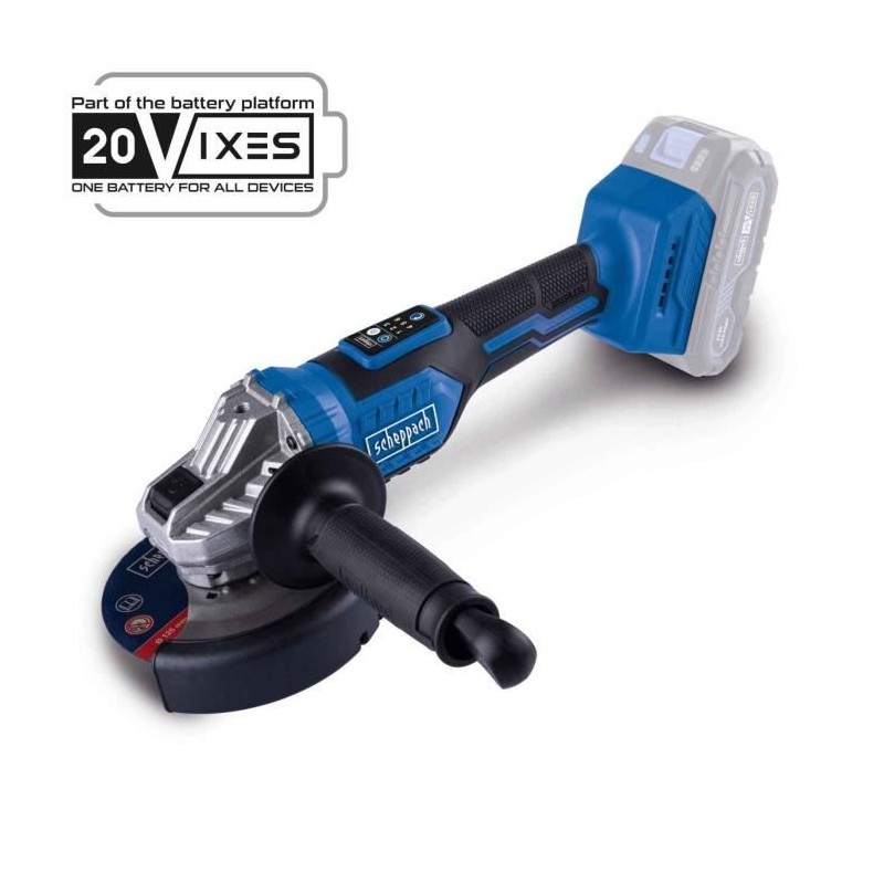 Meuleuse d'angle sans fil BC-AG125-X - brushless 125mm - SCHEPPACH 20V Meuleuse d'angle sans fil BC-AG125-X - brushless 125mm - SCHEPPACH 20V