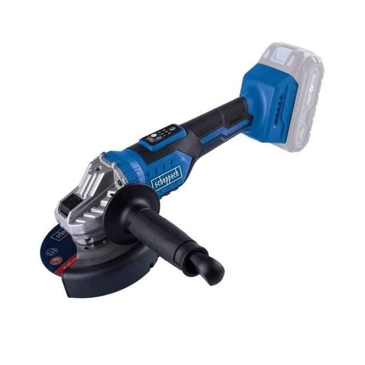 Meuleuse d'angle sans fil BC-AG125-X - brushless 125mm - SCHEPPACH 20V IXES - sans batterie ni chargeur Meuleuse d'angle sans fil BC-AG125-X - brushless 125mm - SCHEPPACH 20V IXES - sans batterie ni chargeur