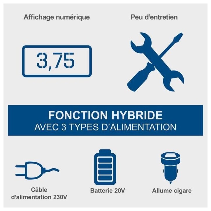 Compresseur sans fil Airforce 6 - pression max 10,3bars - 6 accessoires inclus - SCHEPPACH 20V IXES - sans batterie ni chargeur