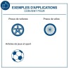 Compresseur sans fil Airforce 6 - pression max 10,3bars - 6 accessoire